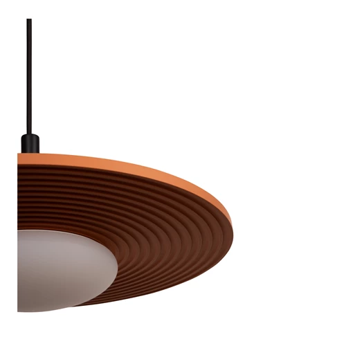 Lucide CARMINO - Pendant light - Ø 38,7 cm - LED - 1x8W 3000K - Terracotta | Essential - detail 1